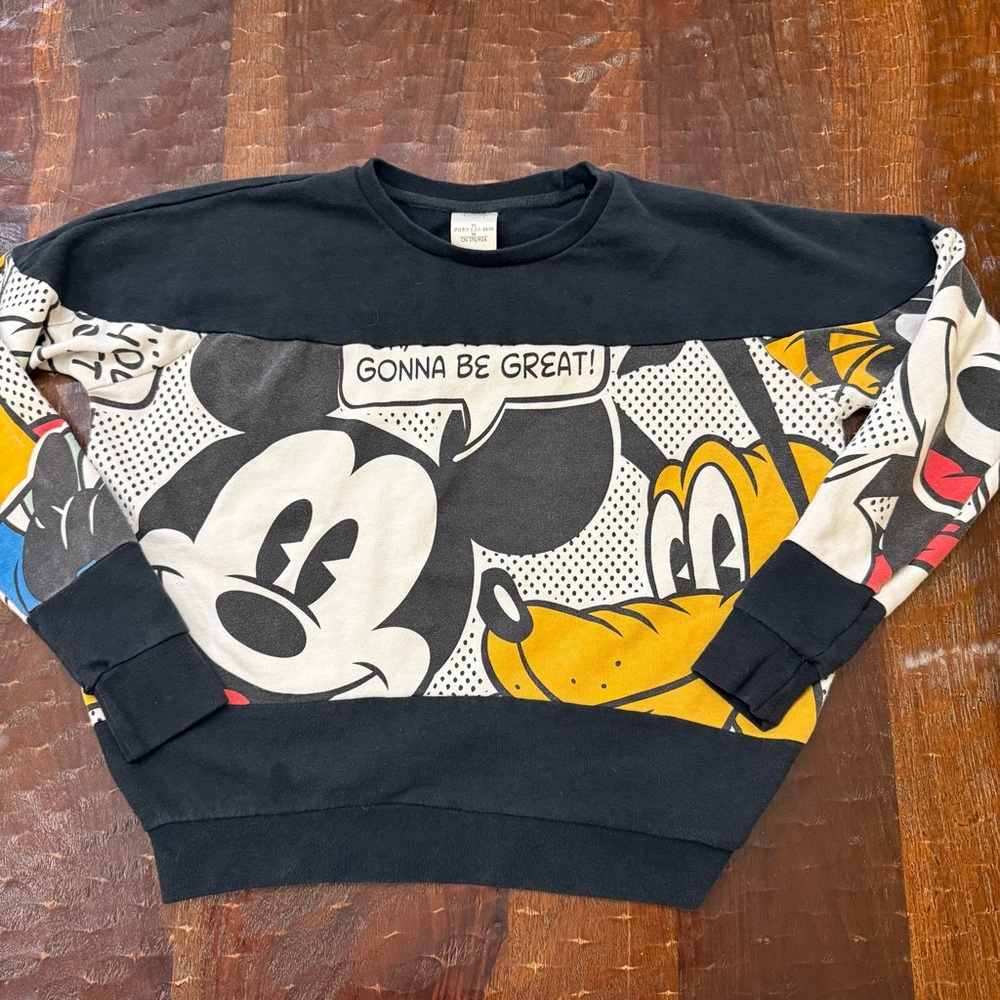 Disney  Black Graphic Women’s Sweatshirt